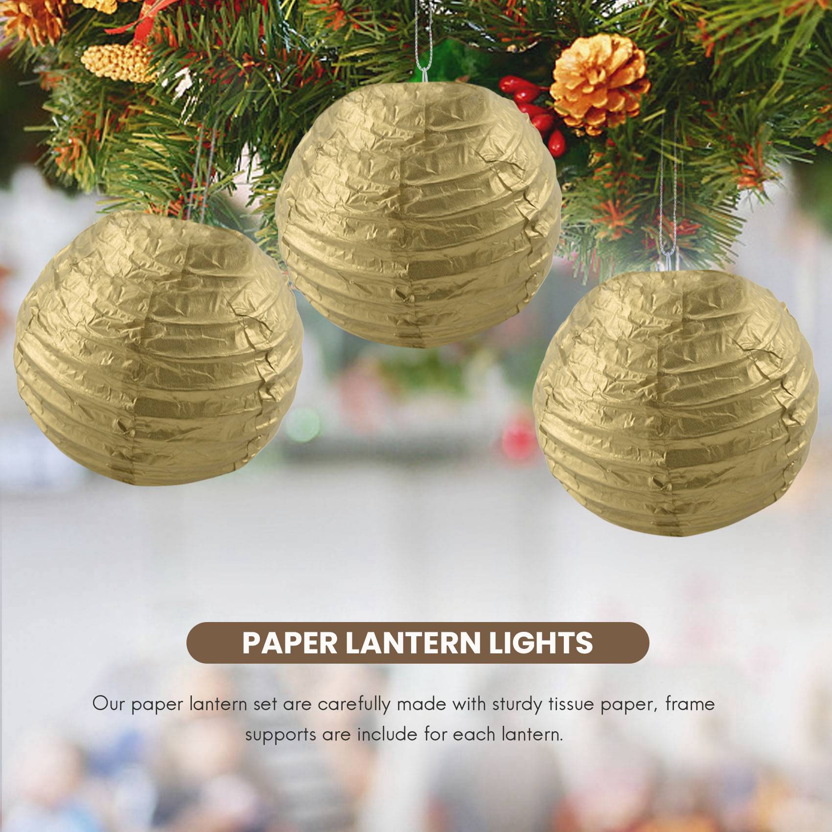 Japanese Lantern Paper - ABSS-Decorative Party Paper Lanterns 20 Pcs