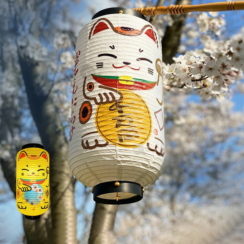 20x45cm Japanese Lucky Cat Pap - Japanese Lantern Paper review and price
